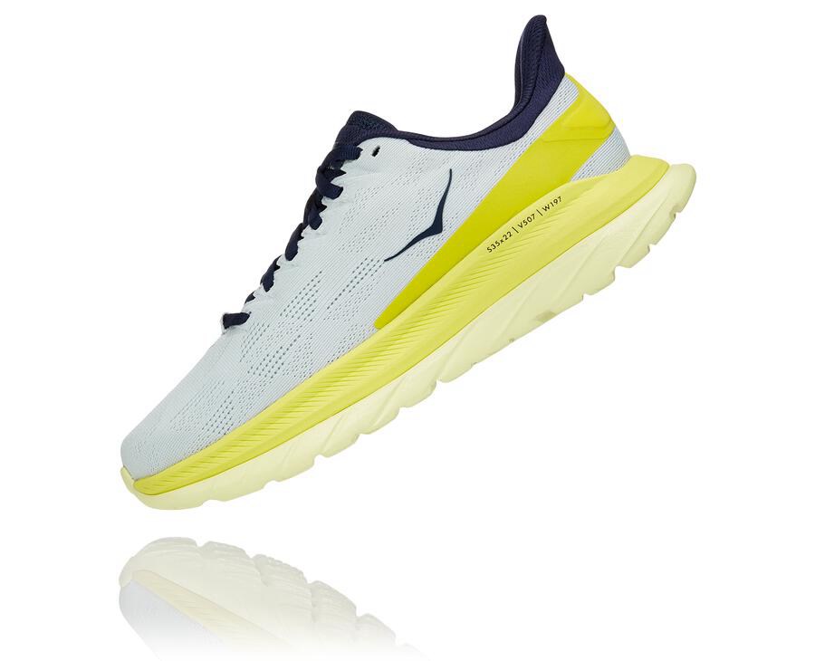 Hoka One One ランニングシューズ レディース 白 - Mach 4 - XU5643980